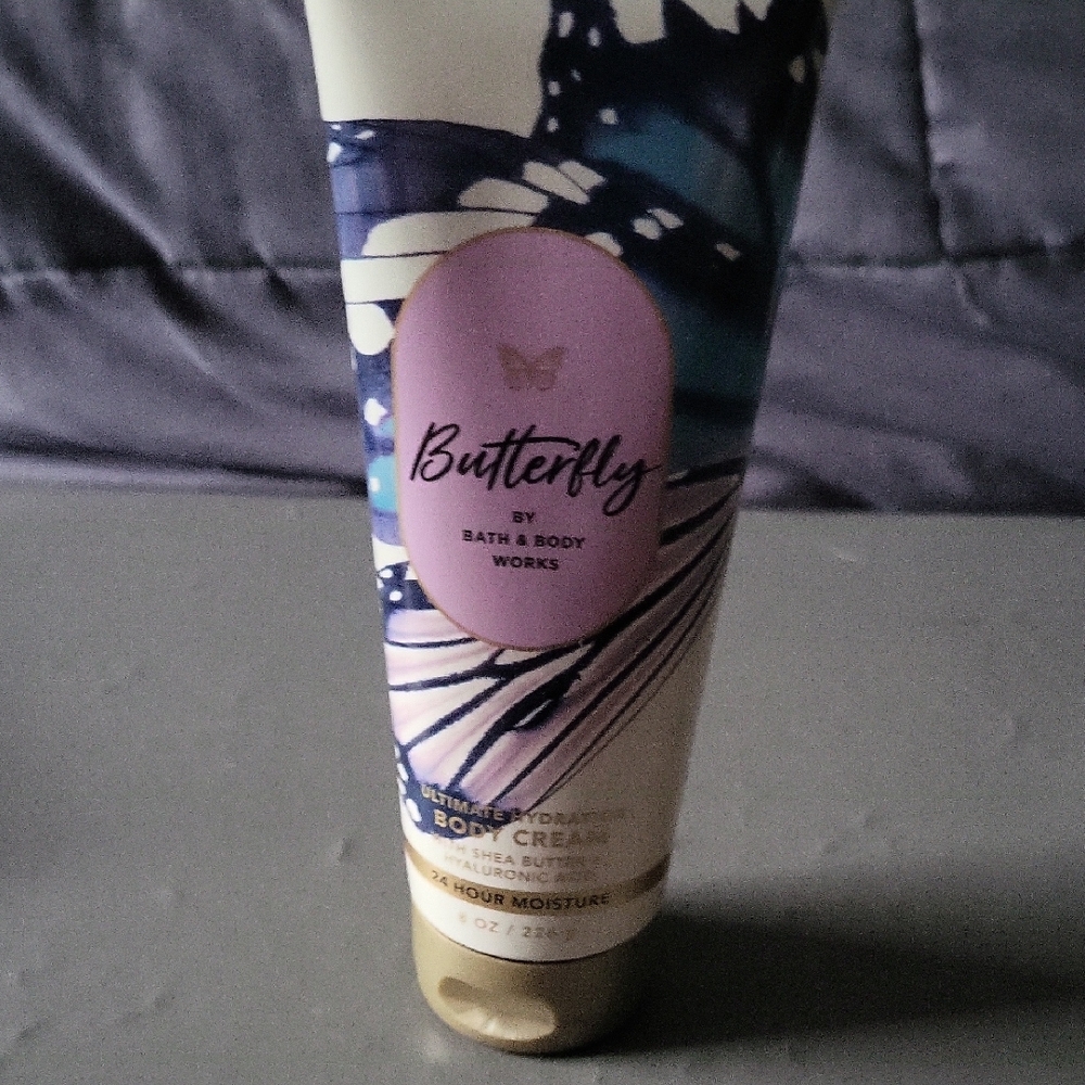 Bath & Body Works Butterfly Body Cream - Blue and Purple